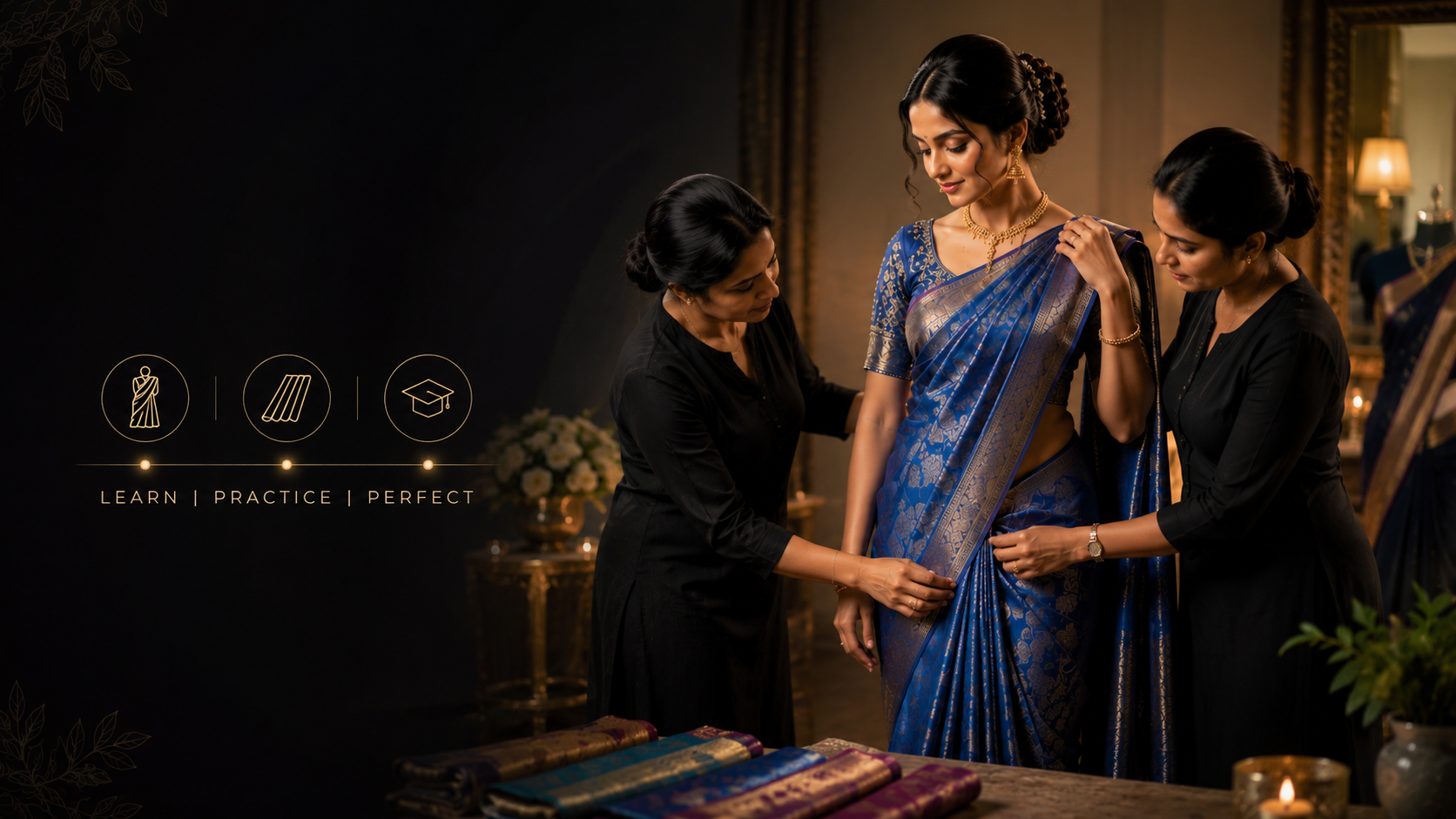 Best Saree Drapes in Kaggadaspura